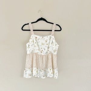 Paper‎ Crane Floral Tank Top Blouse